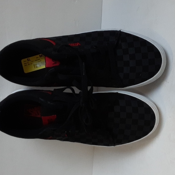 Vans Seldan Shoes Youth Size 7 Black Check - Picture 2 of 9